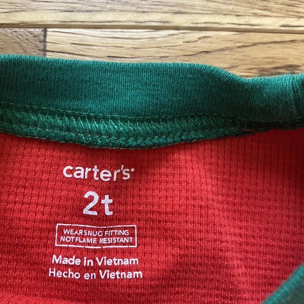 Carter's Santa's Checklist Pajamas Size‎ 2t
